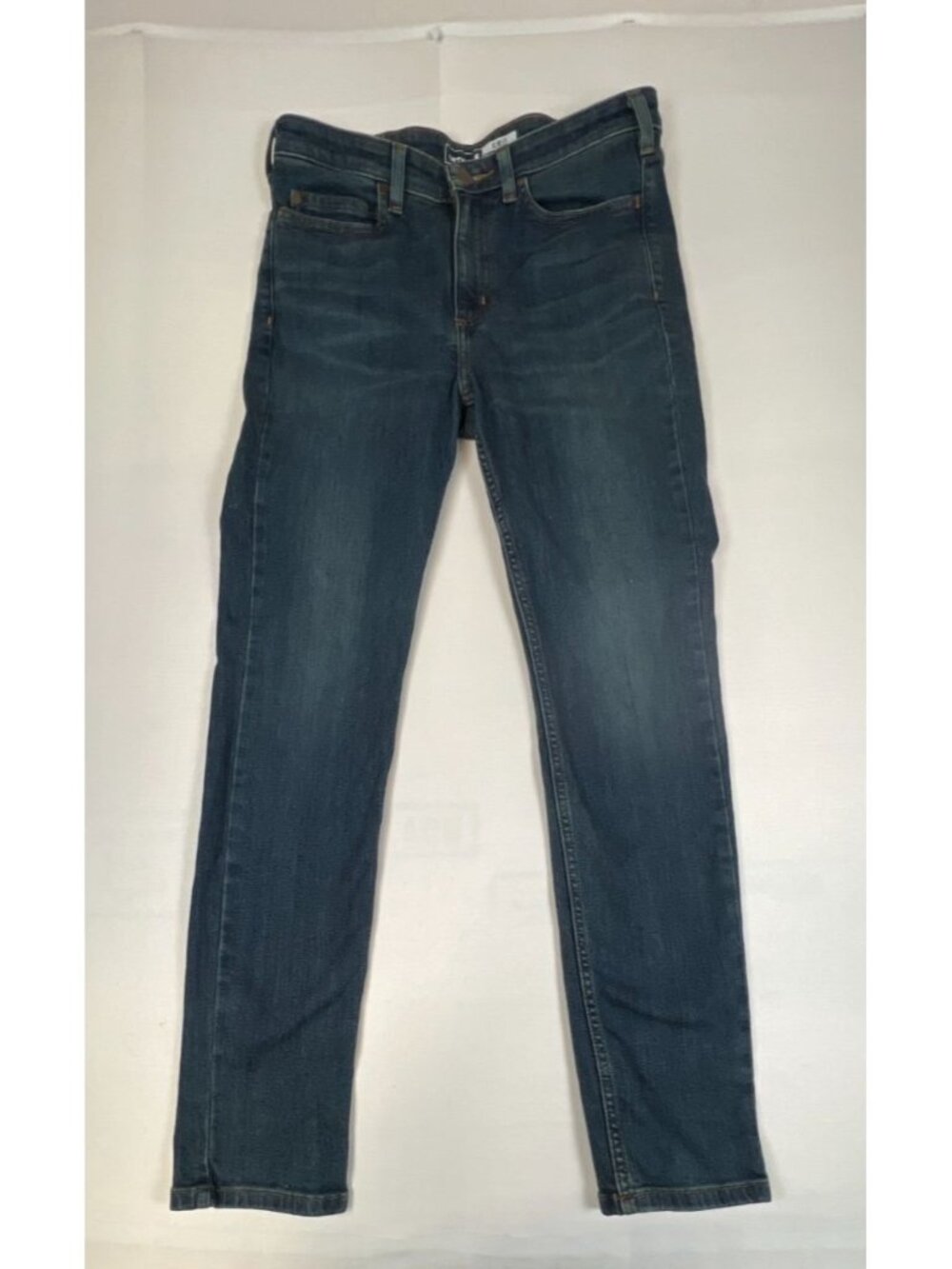 Carhartt Women’s 10 Tall Slim Fit Jeans Dark Wash Denim Stretch Workwear Blue